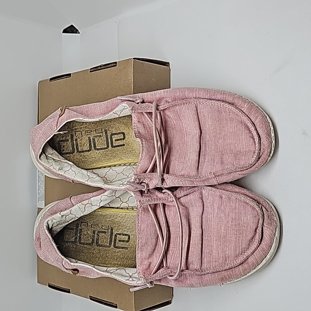 4 For $20 Hey Dude Wendy Slip-on Shoes in Kids Size Y-3 - Picture 2 of 5